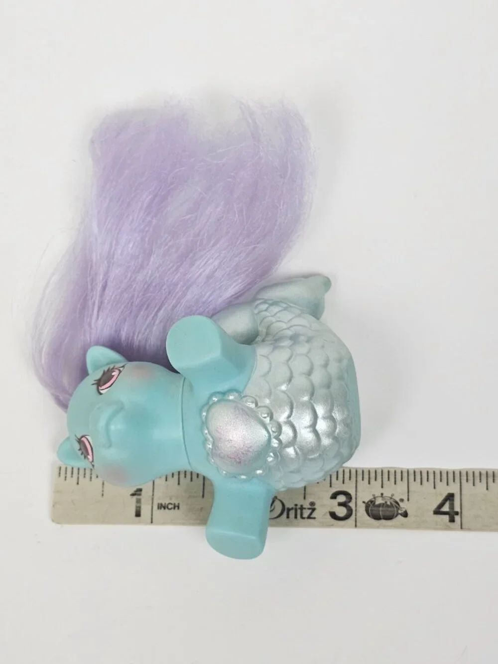 1991 My Little Pony G1 Hasbro Baby Blue Sea Princess Fancy Mermaid Vintage Flaws